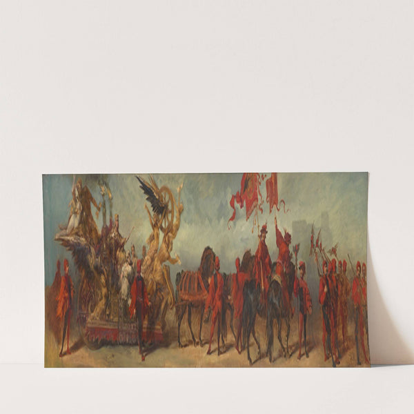 Entwurf zum Festzug 1879 – Die Eisenbahner (1879) by Hans Makart