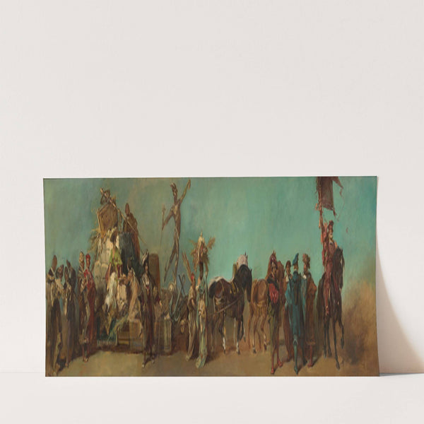 Entwurf zum Festzug 1879 – Die Genossenschaft der Großhändler (1879) by Hans Makart