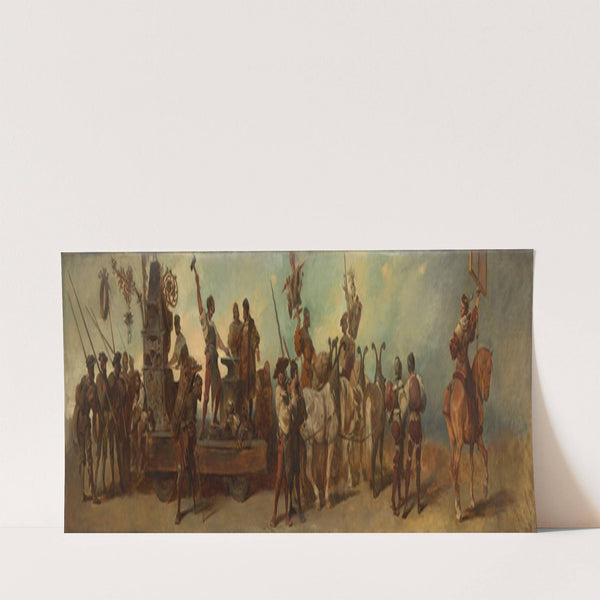 Entwurf zum Festzug 1879 – Die Schmiede (1879) by Hans Makart