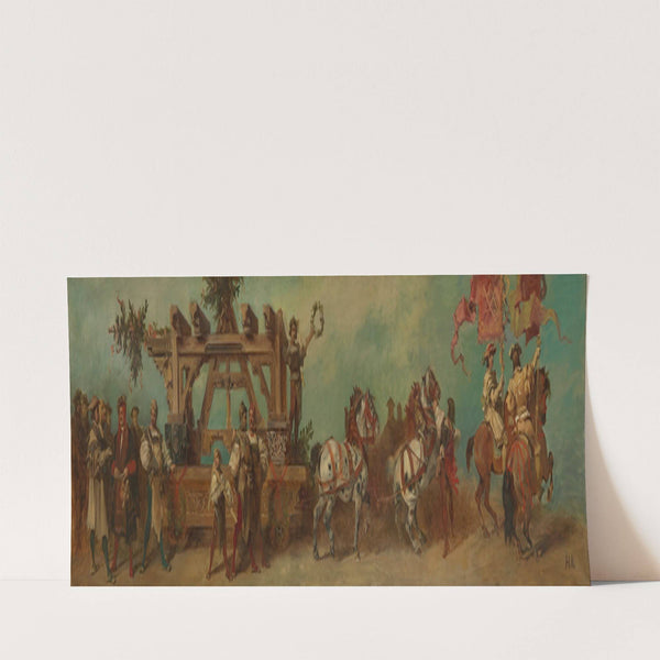 Entwurf zum Festzug 1879 – Die Zimmerleute (1879) by Hans Makart