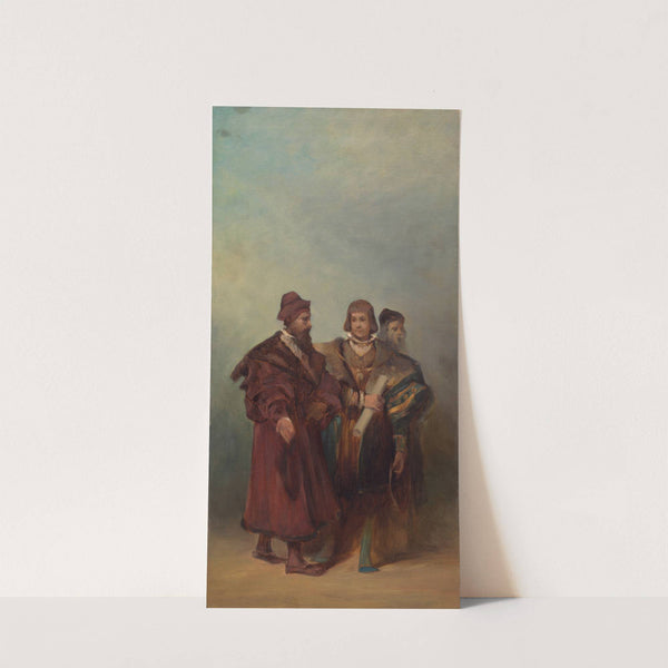 Entwurf zum Festzug 1879 - Drei Maschinenbauer by Hans Makart