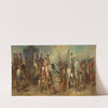 Entwurf zum Festzug 1879 – Jagdgruppe mit Beutewagen (1879) by Hans Makart