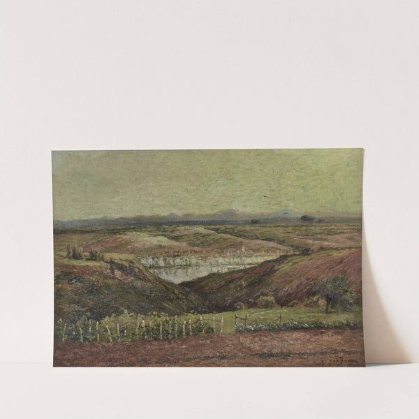 Environ de Colombel - (Tarn). La vallée by Pierre-Ernest Prins