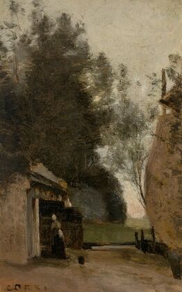 Environs d’Amsterdam, petite ferme des bords de l’Amstel (1854)