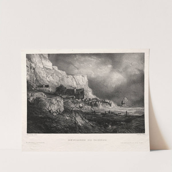 Environs de Dieppe (1833) by Eugène Isabey