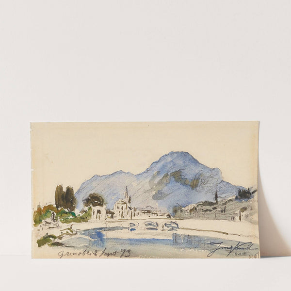 Environs de Grenoble (1873) by Johan Barthold Jongkind