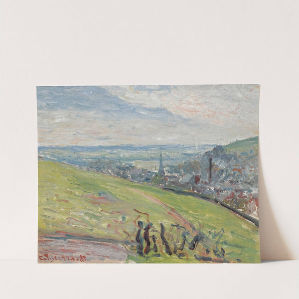 Environs De Rouen (1883) by Camille Pissarro