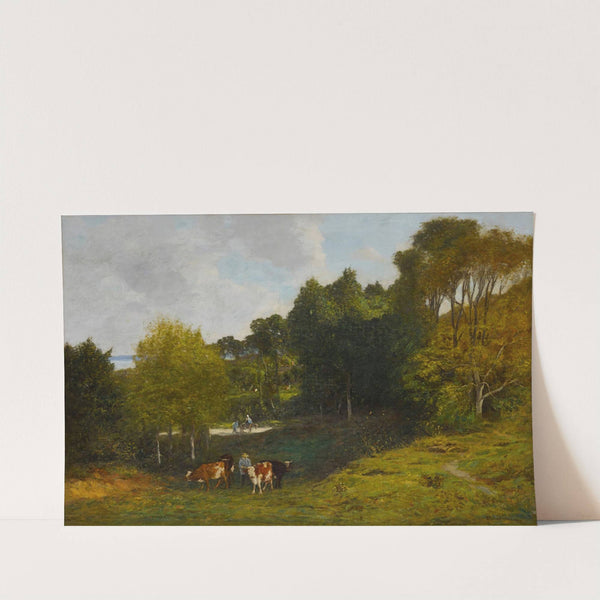 Environs d’Honfleur (circa 1854-57) by Eugène Boudin