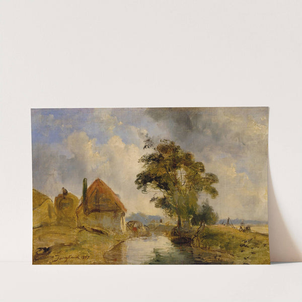 Environs of Breda by Johan Barthold Jongkind