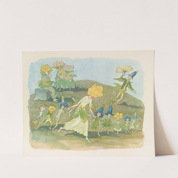 Enzian Ranunkel by Ernst Kreidolf