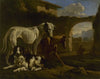 Epagneul et lévriers