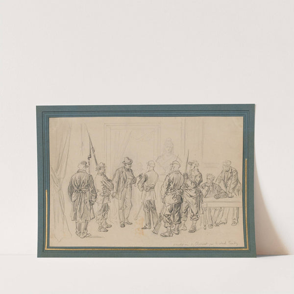 Episode de la Commune arrestation de Cluseret by Frederic Theodore Lix