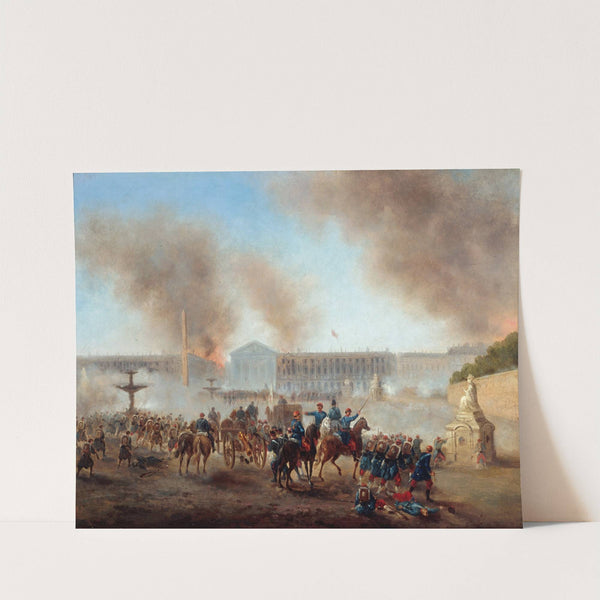 Épisode de la Commune, place de la Concorde by Gustave Boulanger