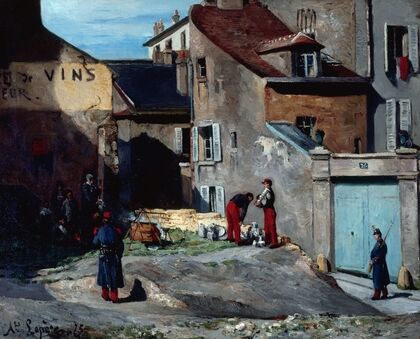 Épisode De La Commune, Rue Des Rosiers, À Montmartre