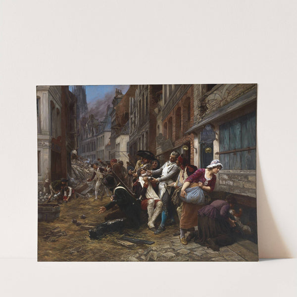 Episode of the Siege of Lille, 1792 by Georges Gaston Theodore Melingue