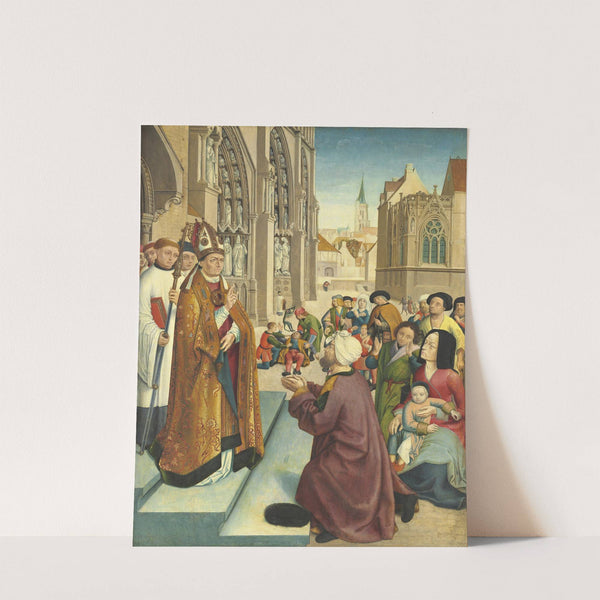 Episodes from the Life of a Bishop Saint by Master of Saint Giles and Assistant