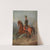 Equestrian Portrait Of An Austrian Field Marshal Lieutenant by Carl Martin Ebersberg