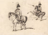 Equestrian Studies of an English Officer