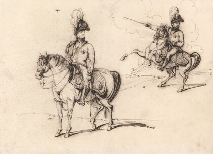 Equestrian Studies of an English Officer
