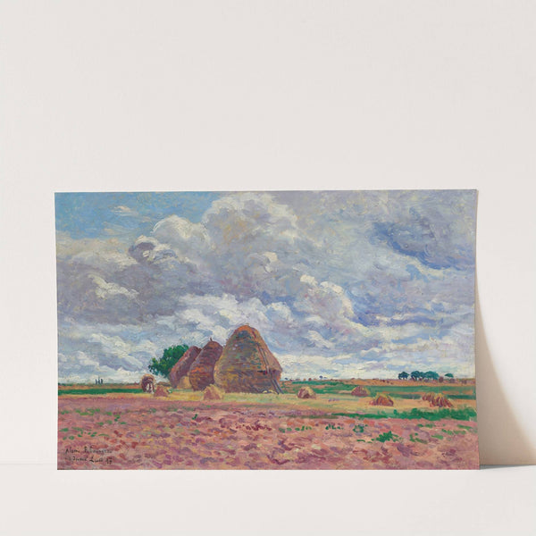 Éragny, Les Meules (1897) by Maximilien Luce