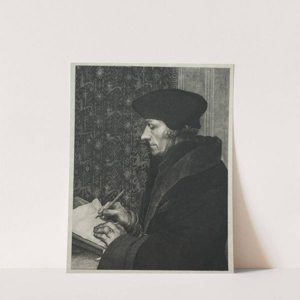 Erasmus, after Holbein (1863) by Félix Bracquemond