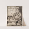 Erasmus of Rotterdam (1526) by Albrecht Dürer