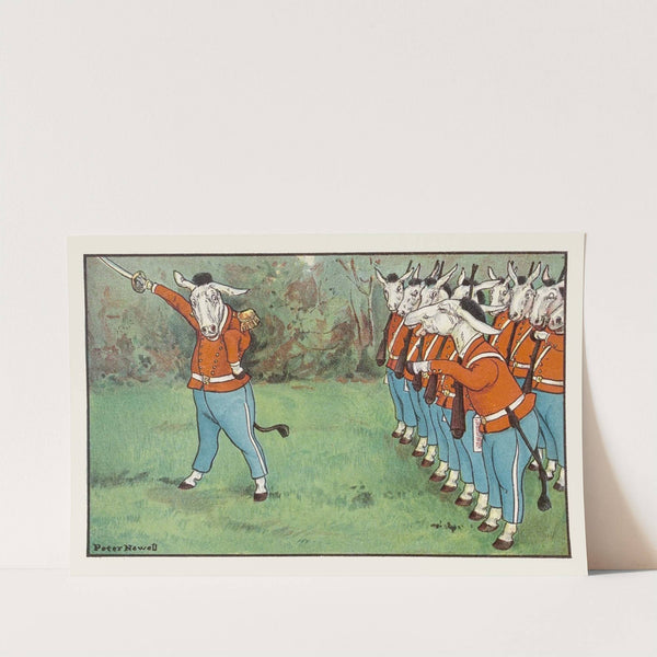 Ere long their captain shouted; 'March!' by Peter Newell