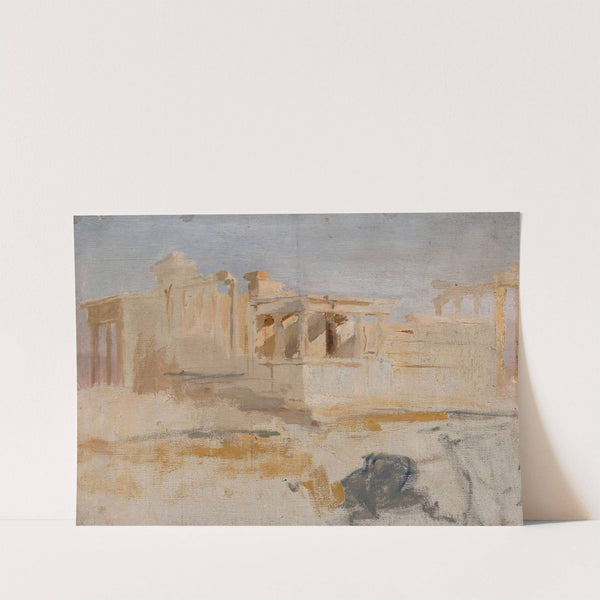 Erechtheion. From the journey to Greece (1905) by Jan Ciągliński