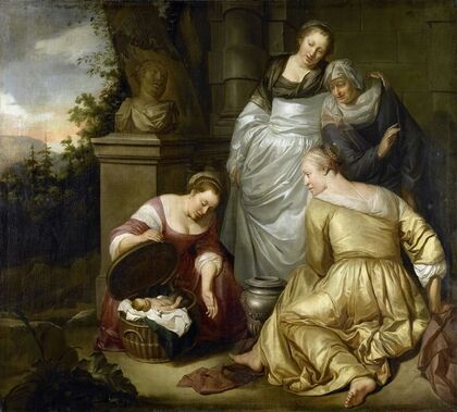 Erichthonius Found By The Daughters of Cecrops