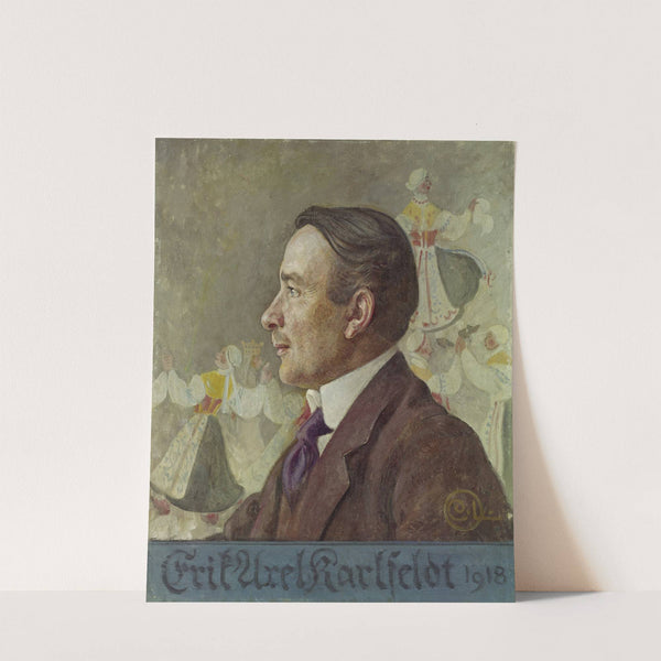 Erik Axel Karlfedt, the poet (1918) by Carl Larsson