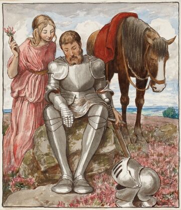 Erika and Seated Knight