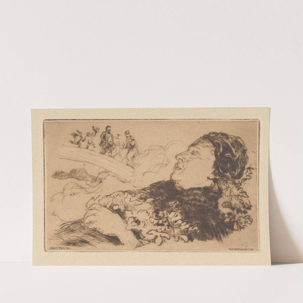 Erinnerung an die verstorbene Gemahlin by Albert Welti