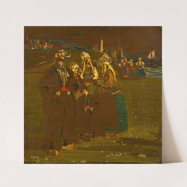 Erinnerung An Holland (In Erwartung Heimkehrender Schiffe) by Wassily Kandinsky