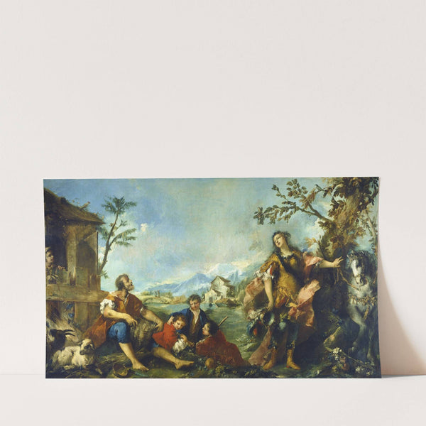 Erminia and the Shepherds (1750-1755) by Giovanni Antonio Guardi
