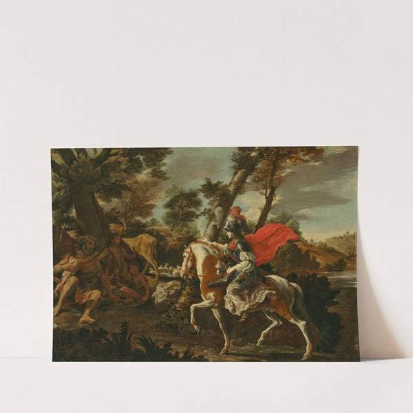 Erminia seeking refuge with the shepherds by Francesco Cozza