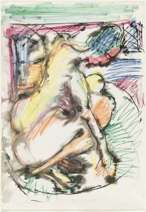 Erna Bathing in a Tub (1913-1914)