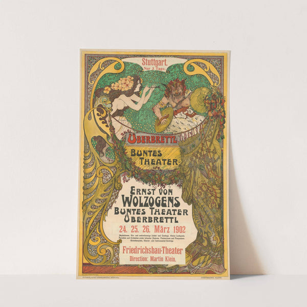 Ernst von Wolzogens buntes Theater Überbrettl (1901) by Carl Strathmann