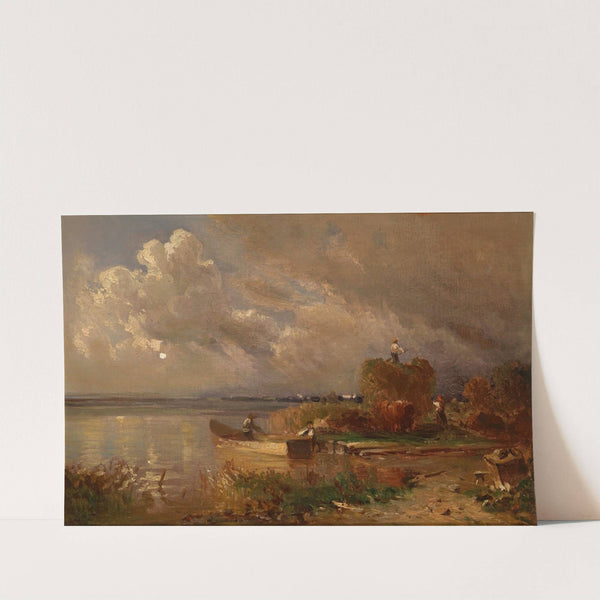 Ernte am Chiemsee by Joseph Wopfner