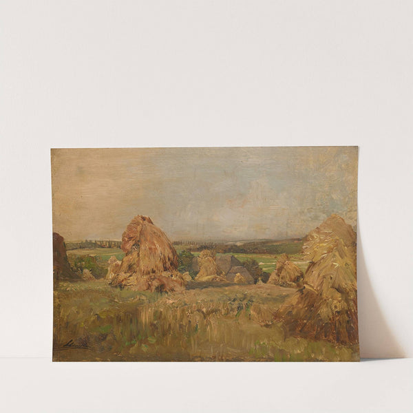 Erntemonat in Plankenberg by Emil Jakob Schindler