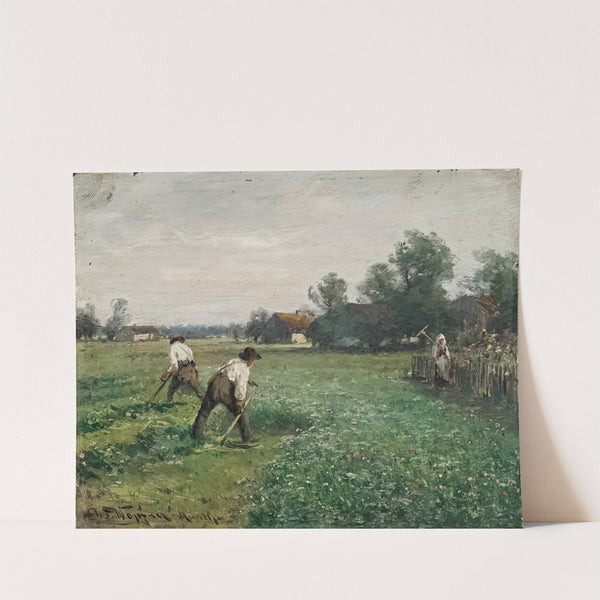 Erntezeit by Joseph Wopfner