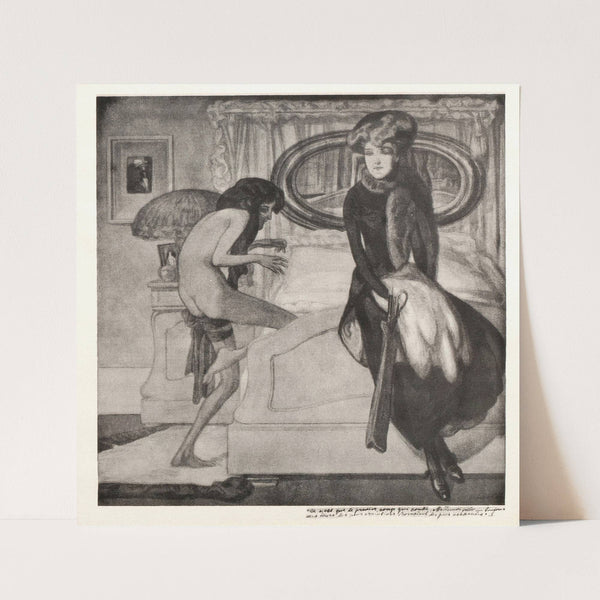 Erotische Darstellung 5 (circa 1912) by Franz von Bayros