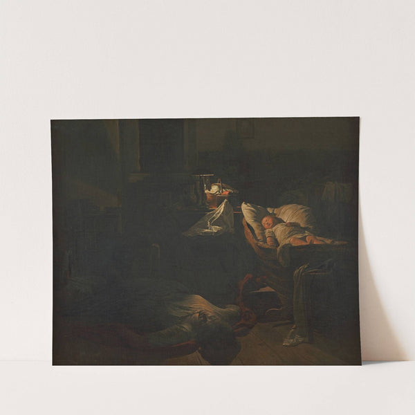 Erschöpfte Kraft (1854) by Ferdinand Georg Waldmüller