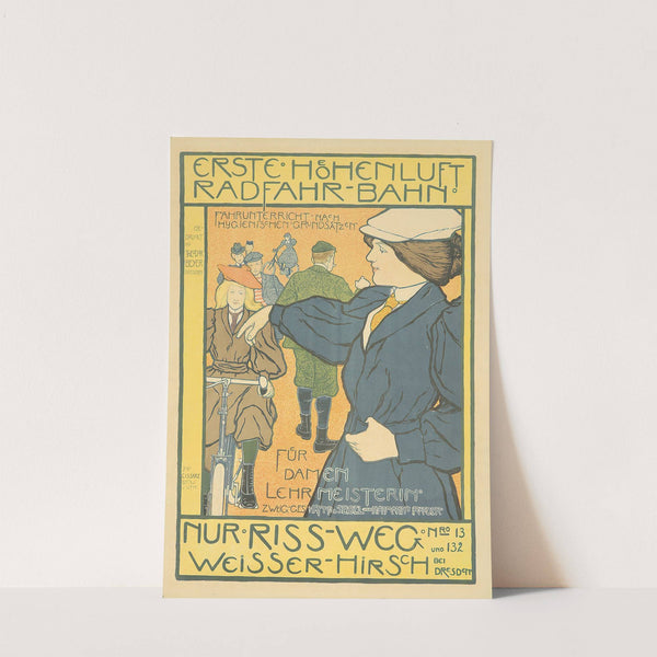 Erste Höhenluft Radfahr-bahn (1897) by Johann Vincenz Cissarz