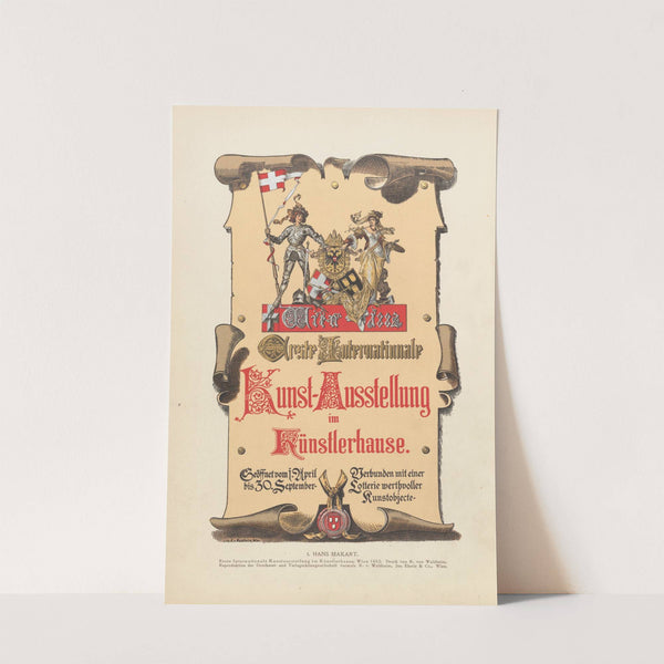 Erste Internationale Kunstausstellung im Künstlerhause by Hans Makart