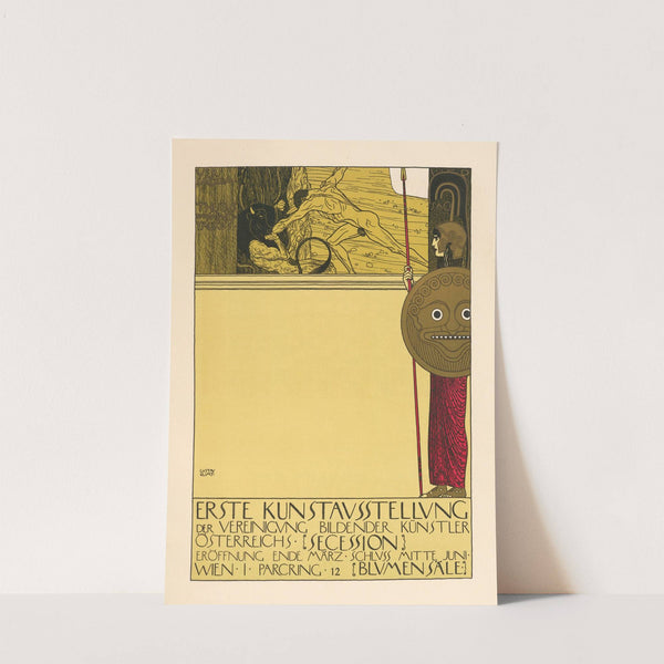 Erste Kunstausstellung der Vereinigung Bildender Künstler Osterreichs Secession. by Gustav Klimt