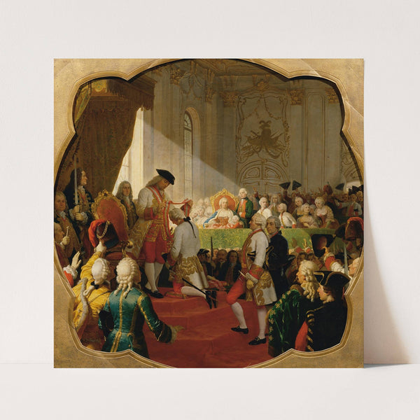 Erste Promotion zum Militär-Maria-Theresien-Orden 1758 (1868) by Karl von Blaas