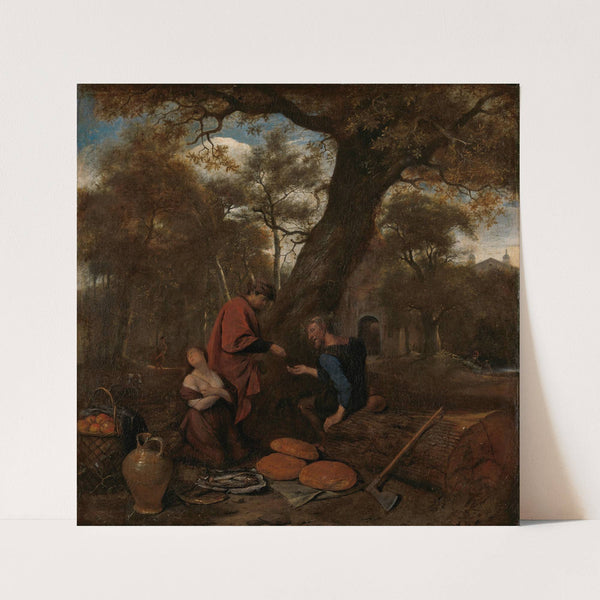 Erysichthon selling his daughter (1650 - 1660) by Jan Steen