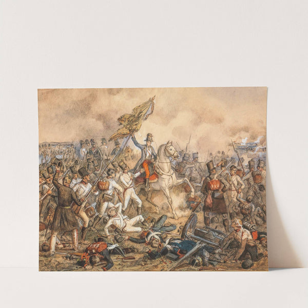 Erzherzog Karl in der Schlacht von Aspern by Siegmund L’Allemand