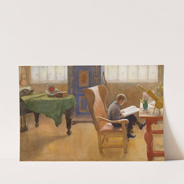 Esbjörn at the Study Corner (1912) by Carl Larsson