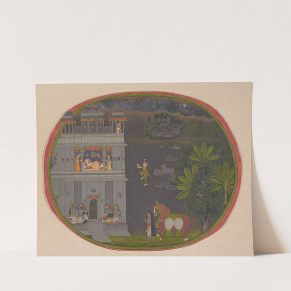 Escapade at Night (ca. 1800–10) by Chokha